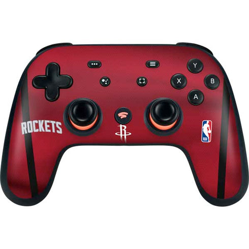 NBA Houston Rockets Jersey Google Stadia Controller Skin